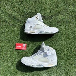 Jordan 5 White Metallic
